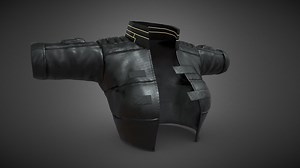 Woman Cyberpunk Jacket - Buy Royalty Free 3D model by CG StudioX (@CG_StudioX)