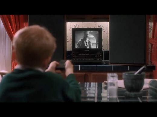 Home Alone - Pizza Delivery Scene - Past Continuous