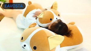 Watch FAVOSTA Cute Corgi Plush Stuffed Animal on Amazon Live