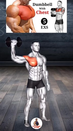 Minute Chest Dumbbell Workout (Without Bench) Get Massive Chest At... #fitnessmotivation #fit #motivation #bodybuilding #training #health #fitfam . | Fitnessclub