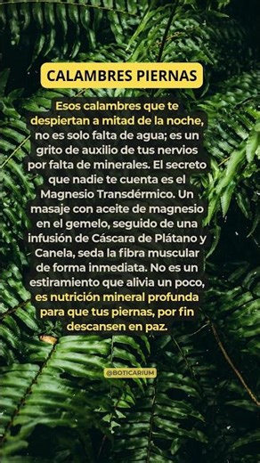 ¿CALAMBRES NOCTURNOS? Remedio para Dormir sin Dolor