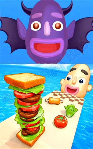 Sandwich Runner | Clean Stacks & Perfect Finish #shorts