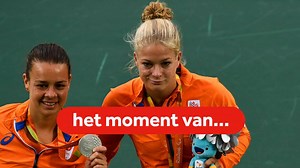Het moment van Diede de Groot: 'Geluk en succes in Rio'