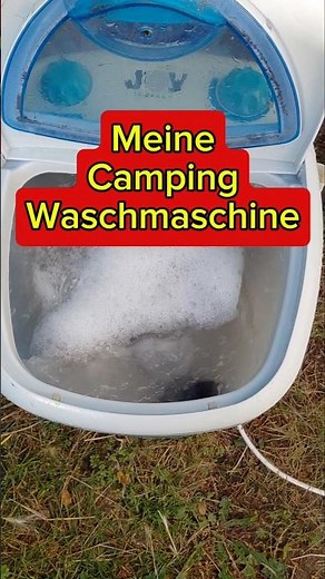 T4 - Waschtag - Outdoor -Camping Waschmaschine - klein und handlich - schnell und sauber - leise