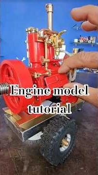 Engine assembly step by step | #MiniEngineBuild #EngineDIY #HandmadeModel #amazing #science #physics