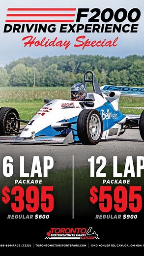 1.2K views | Spend the day trackside at @tmpcayuga and enjoy our driver developed F2000 program ️ Perfect gift for  Him  Her  Your boss  YOU Link is in our bio! #f2000experience #tmpcayuga #tmp23 #alliwantforchristmas #christmasshopping #thebestholidaygift #experiencetmp #roadcourse #ford #f2000 | Toronto Motorsports Park | Facebook