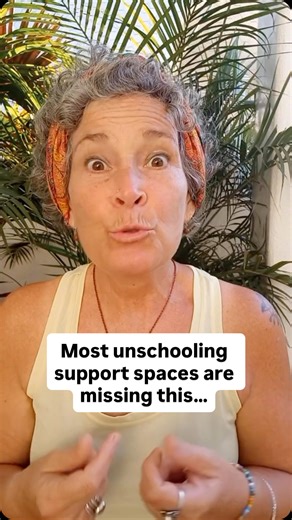 Unschooling isn’t just wins and magic moments. It’s also the mess. The guilt. The “I should have known better.” And almost no one talks about that part. But we need spaces where we can. Where we can show up as our whole selves, not just the curated version. Where we can say the things we don’t usually admit — and be met with compassion instead of judgment. That’s why we created the Parent Support Circles. Every third Sunday, we sit together in community — not to perform, but to breathe. To refle