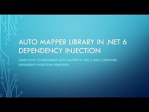 How to use .NET 6 AUTOMAPPER dependency injection