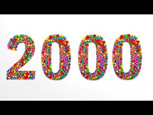 Learn 2000 Numbers with Colorful Balls - ( Sponsored By: Gamavision Csupo Effects )