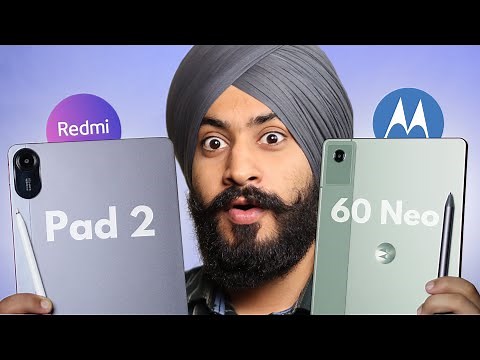 Best Tab Under ₹15,000 with Stylus | moto pad 60 Neo vs Redmi Pad 2