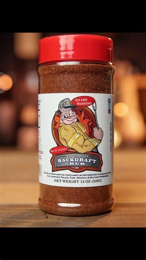 Made for the BBQ person who likes spice. This rub has a lot of heat, but not the type that ruins the flavor. You still get all the great taste of a rub with a nice burn at the end. Ingredients: Turbinado Sugar, Spices, Sea Salt, Paprika, Garlic Powder, Onion Powder and Not More than 2% Tricalcium Phosphate Added to Prevent Caking MSG AND GLUTEN FREE Code3spices.com #bbq #code3spices #code3 #backdraft #iaff #firefighter #grilling | Code 3 Spices - www.code3spices.com | Facebook