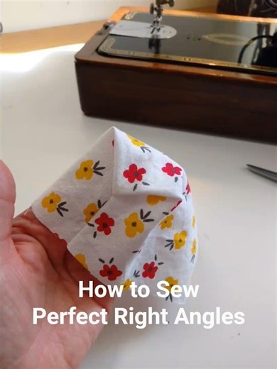 Perfect Triangle Corners for Bags & Pouches ✂️✨ #sewing #sewingtips #sewingtutorial