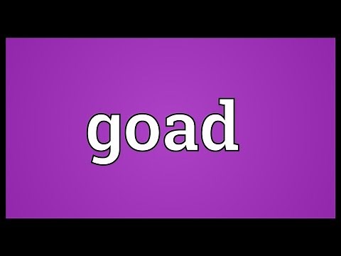 Goad Meaning