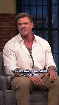Alan Ritchson shares the '70s hairstyle he had in the film "Motor City"