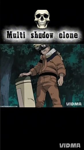 #Naruto first time using multi shadow clone jutsu