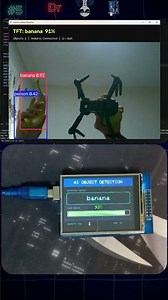 Arduino Displays What AI Sees! 🤖 YOLO Object Detection