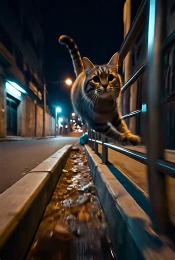 Cat Parkour Like a Video Game 🐈🔥