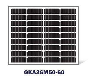 [Hot Item] Combined Solar PV and Thermal Partially Shaded Solar Panel 50W Mono Solar Panel