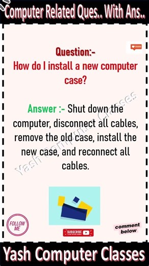 How do I install a new computer case #computerbasics #computer #computerknowledge