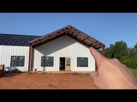 Barndominium Build North Carolina - Steel Frame Weeks 11 & 12