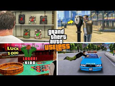 The Most USELESS Features Ever Added in GTA Games