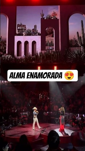 Yuridia and Joss Favela sing “Alma Enamorada”… an epic moment in Monterrey 😱❤️
