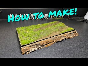 How to make a diorama base. #modelkit #diorama #crafting