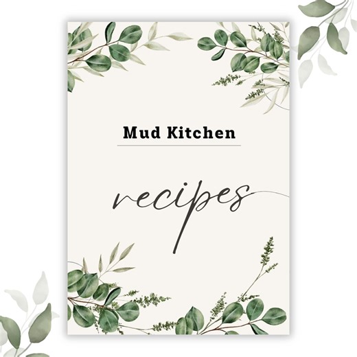 Mud Kitchen Recipes for Kids – Creative Outdoor Play (digital Download) - Etsy