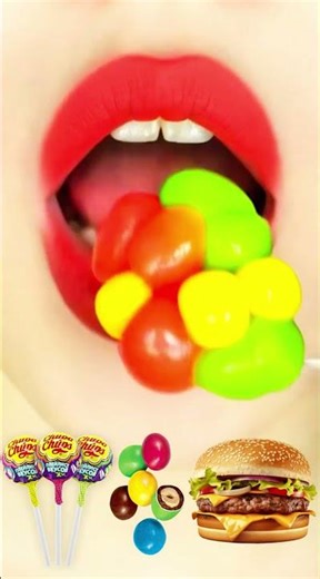 ASMR Candy & Cheeseburger Eating Sounds