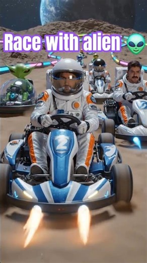 Race with alien 👽 #anime #minivlog #aivideo #aishorts #ai #funnycomedy #trendingshort #viral #new