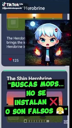 app para descargar mods de terror #minecraft #bedrock