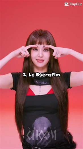 Top 5 de mes groupes préférés version fille#lesserafim #baybymonster#illit #kpop #fyb#viral #pourtoi