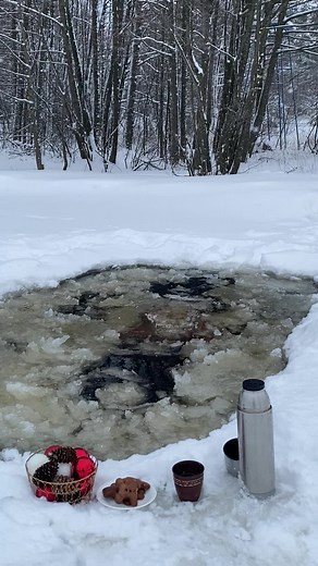 Exploring a Snowy Landscape with Hidden Treasures