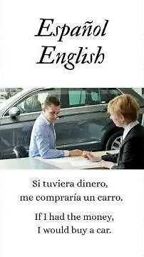 Oraciones condicionales y el verbo Comprar (To buy or to purchase)