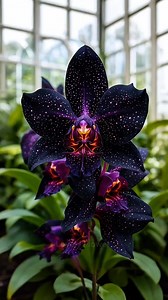 Meet one of nature's rarest orchids 💜🪻🖤 . . . . . . #gardening #lovelyflower #Flowerlovers #Usagardening #UnitedStates #USA #Canada #texasgardening #reelsviral #reelsvideo #reelsinstagram #reelsfb #houseplants #Plants #garden #leaf #flower #beautifulflower #rose #orchid #iris | Craft Verse