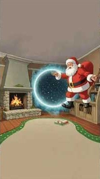 Santa Claus as a Quantum Being: Physics Explains Christmas! #shorts