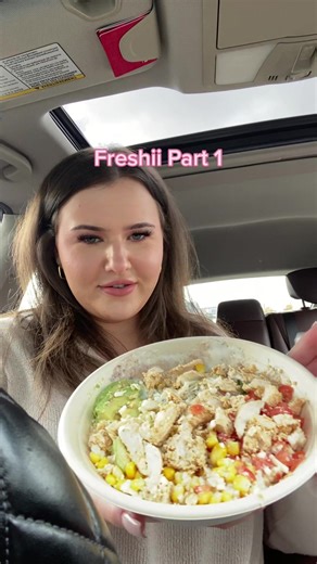 Enjoying Freshii's Tex Mex Bowl and Yorkdale Shopping