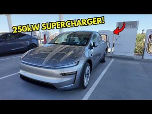 Charging The New Model Y at 250kW Supercharger