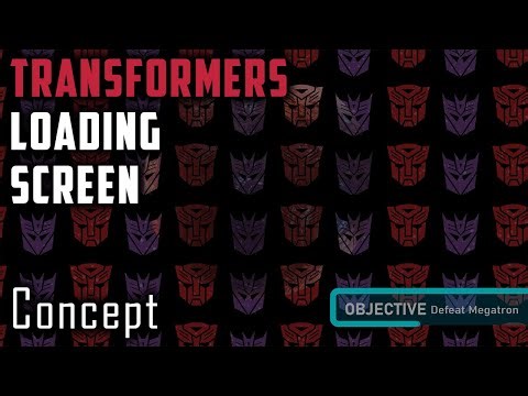 Transformers Video Game - Loading Screen (Concept)