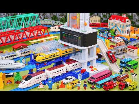 Plarail MEGA STATION ☆ Titipo Train Base Control Center start the Railway System
