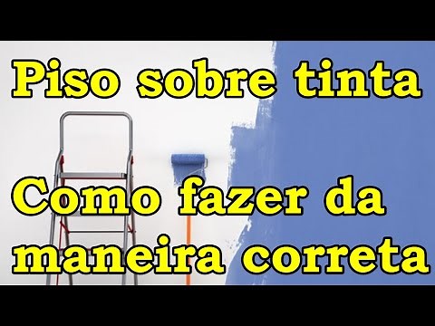 Como colocar piso em parede com pintura da forma correta.