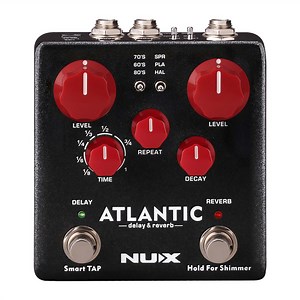 NUX NDR5 Atlantic Delay & Reverb Guitar Effects PedalNDR5 ATLANTIC