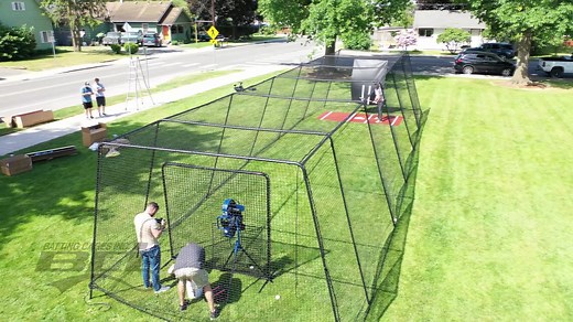 🔥Get ready to elevate your batting game with our game-changing Trapezoid Batting Cage! ⚾️ Designed to maximize your training, this innovative cage provides the ultimate space for honing your swing and perfecting your aim. Say goodbye to cramped areas and hello to a whole new level of practice! 💪 Don't miss out on the next level of batting excellence. Visit https://www.battingcagesinc.com today and unleash your full potential! . . #BattingCagesInc #GameChanger #UnleashYourPotential #batting #ba