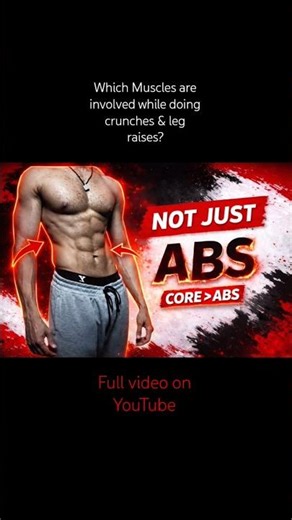 Muscles involved while doing crunches & leg raises. #fitness #motivation #athlete #absworkout