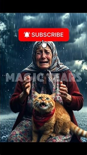 poor granny and cat return wallet manager #kitten #cat #catsrory