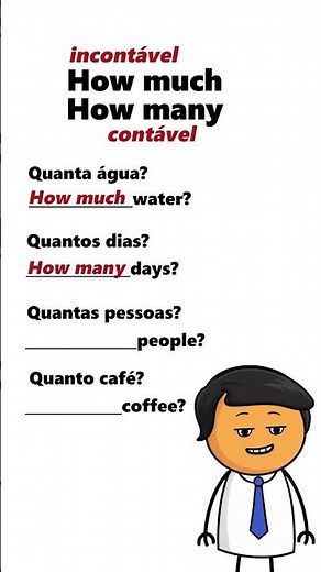 How to use "How much" and "How many" #learningenglish