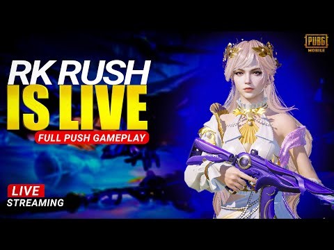 🔥 RK RUSH – PUBG Mobile Live | Full Rush Gameplay | 1v4 Clutches & Squad Wipes #2