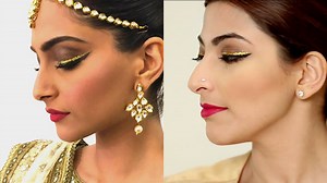 253K views · 6.5K reactions | Take inspiration from Sonam’s dazzling makeup look for your next Big Fat Indian function! <3 <3 | POPxo | Facebook