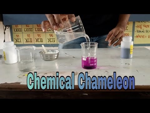 Chemical Chameleon #chemistry #experiements #chemistryisfun