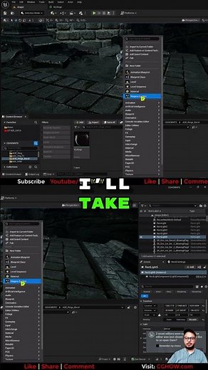 Creating Particle Effects in Niagara! 🎮✨ #shorts